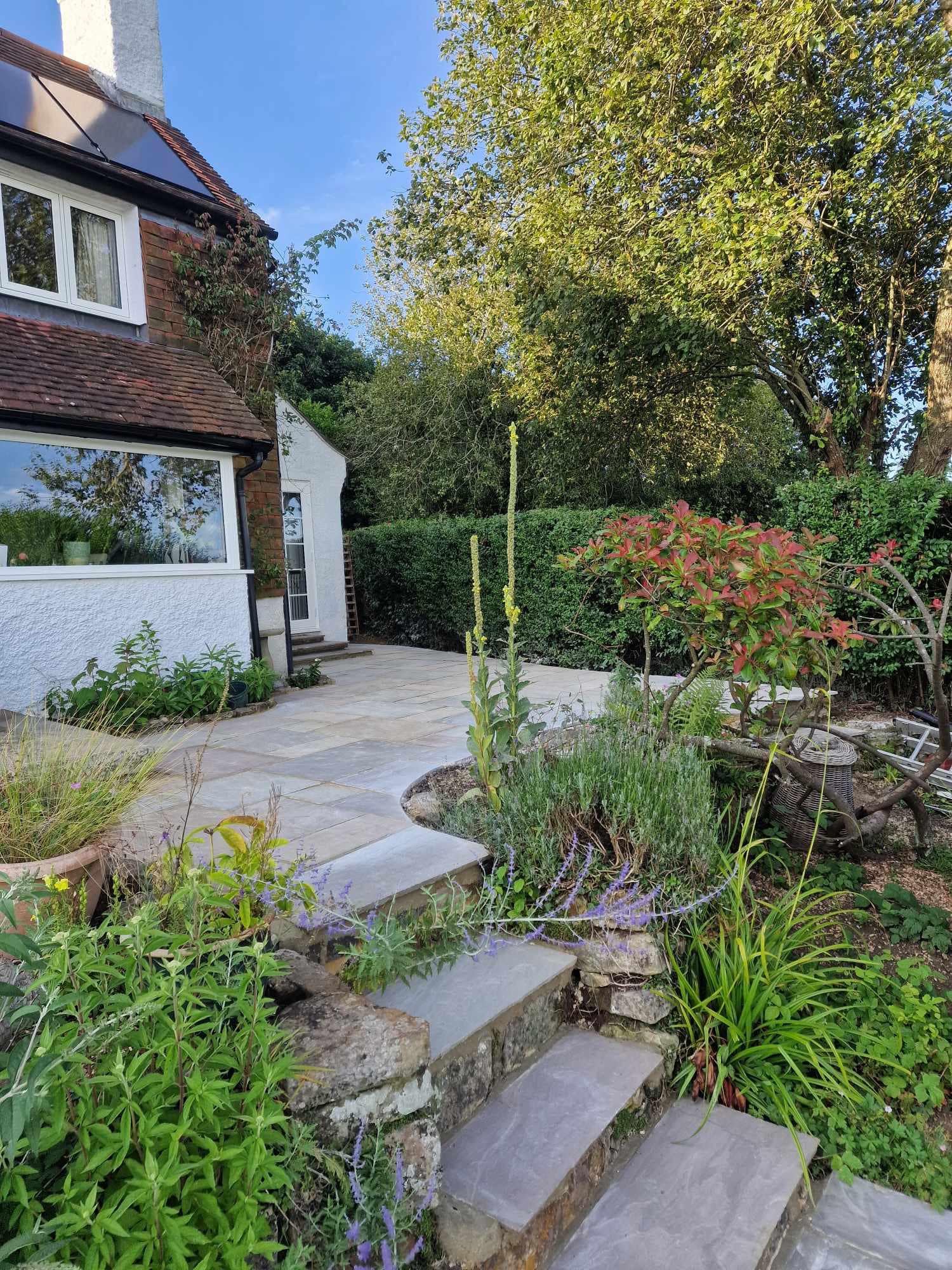 New back garden patio renovation