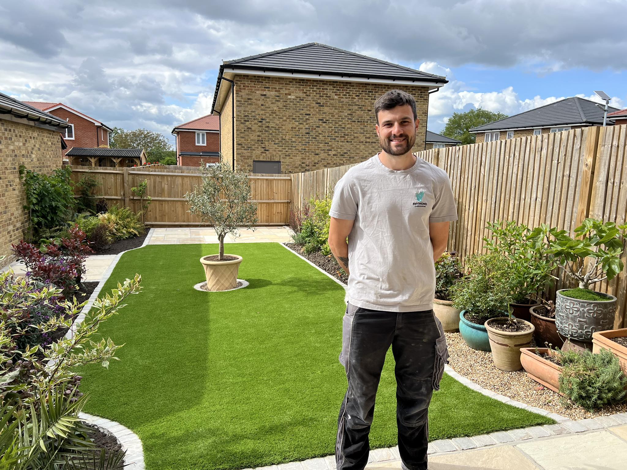 Oliver Raymond of Raymond landscaping based in New Romney serving Ashford Kent
