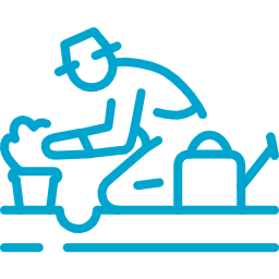 Planting pots icon